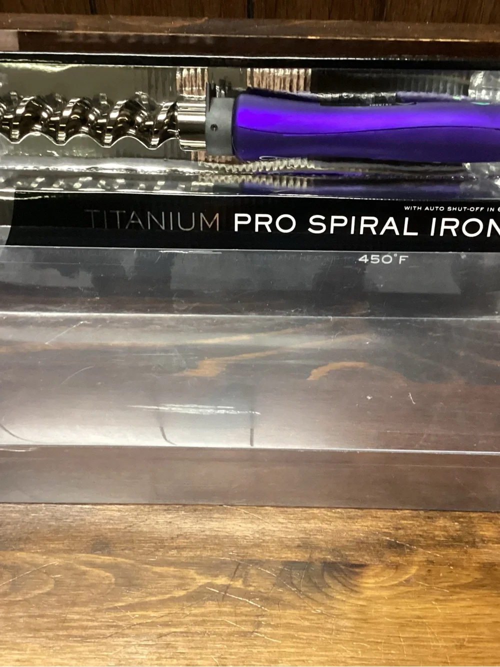 Ion Titanium Pro Spiral Curling Iron Barely Used